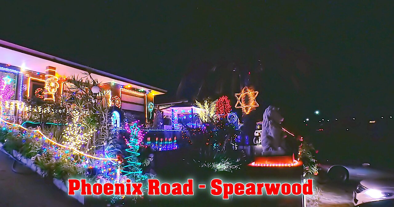 Christmas lights Perth Best Displays Phoenix Road Spearwood Australia