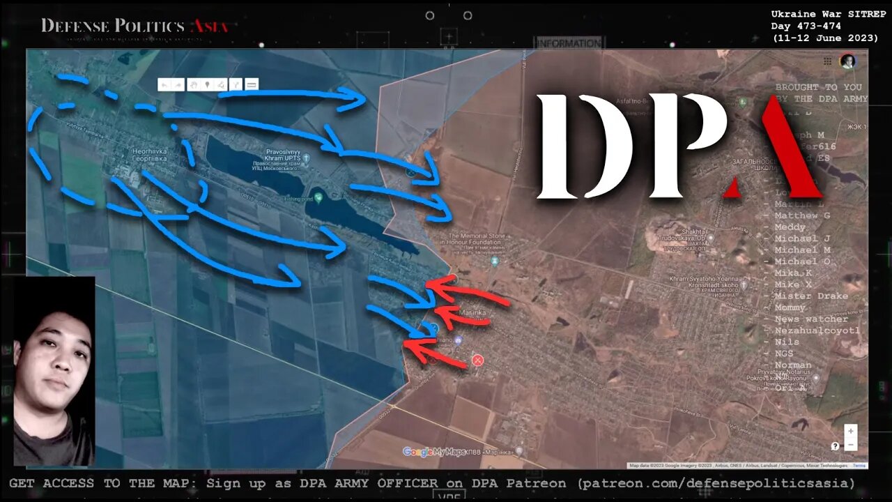 [ Donetsk Front ] REINFORCED UKRAINE ATTACK NORTH AND SOUTH MARINKA; Ukr MoD claim Russia attacking