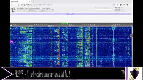 TPM - PK6WBJ - Hurricane net 40M KN4QCK KiwiSDR Part 2.1