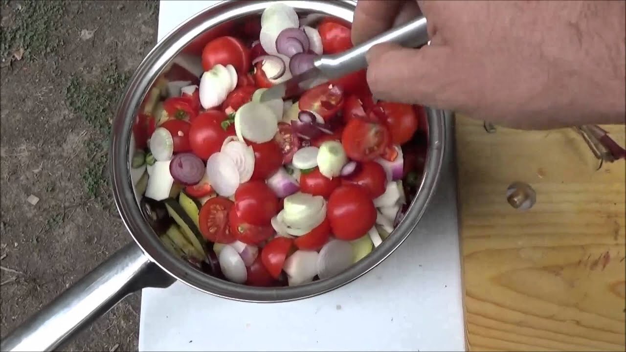 Fresh Organic Garden Harvest Soup From The Off Grid Homestead S10