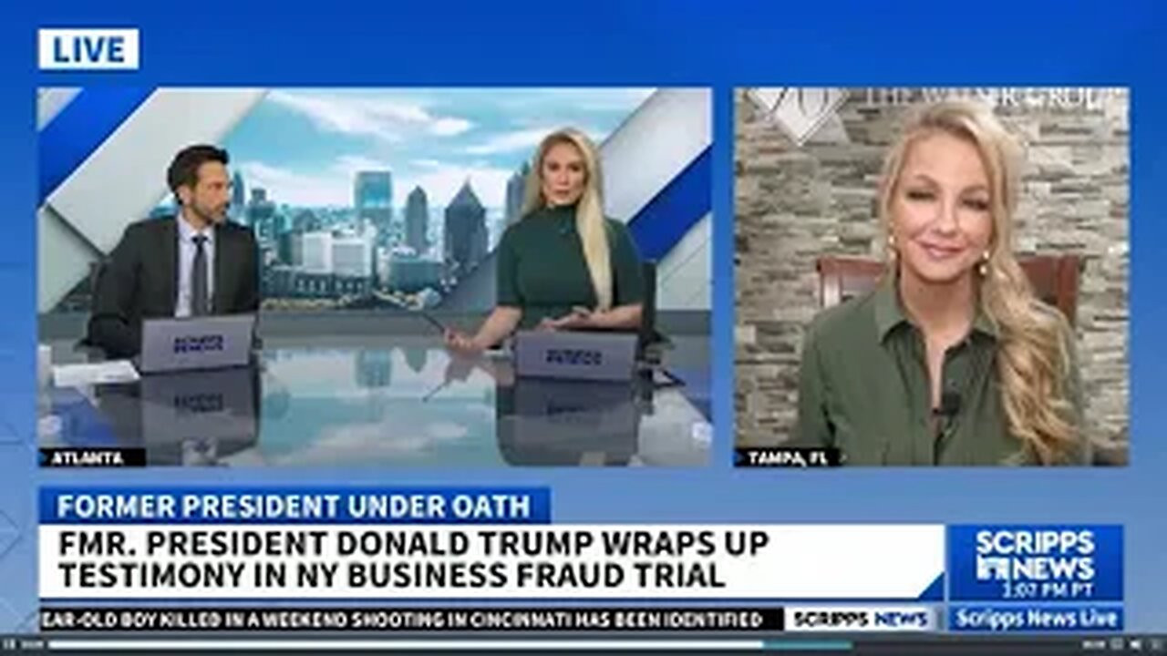 Trumps Wraps Up Testimony In NY Business Fraud