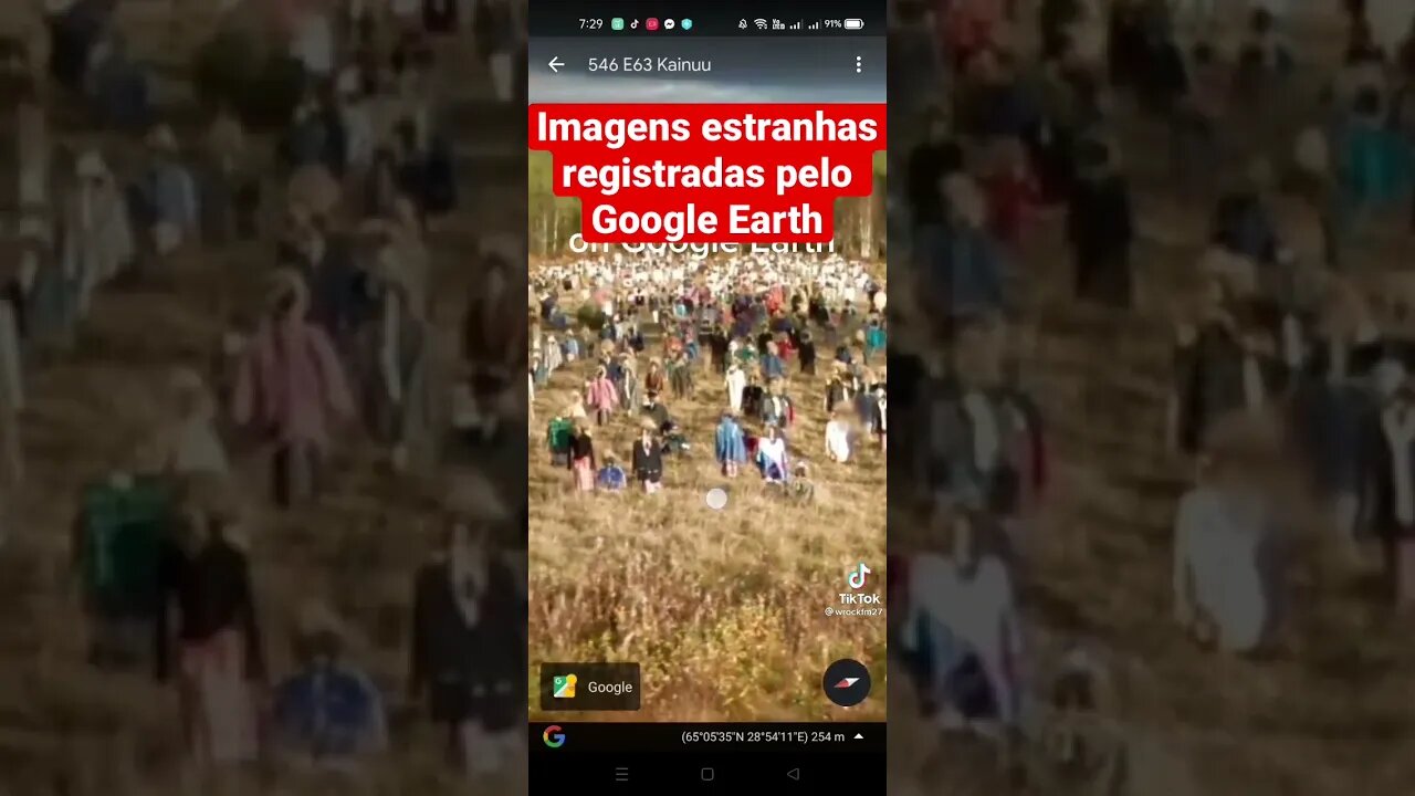 IMAGENS ESTRANHAS GOOGLE EARTH #shorts #sobrenatural