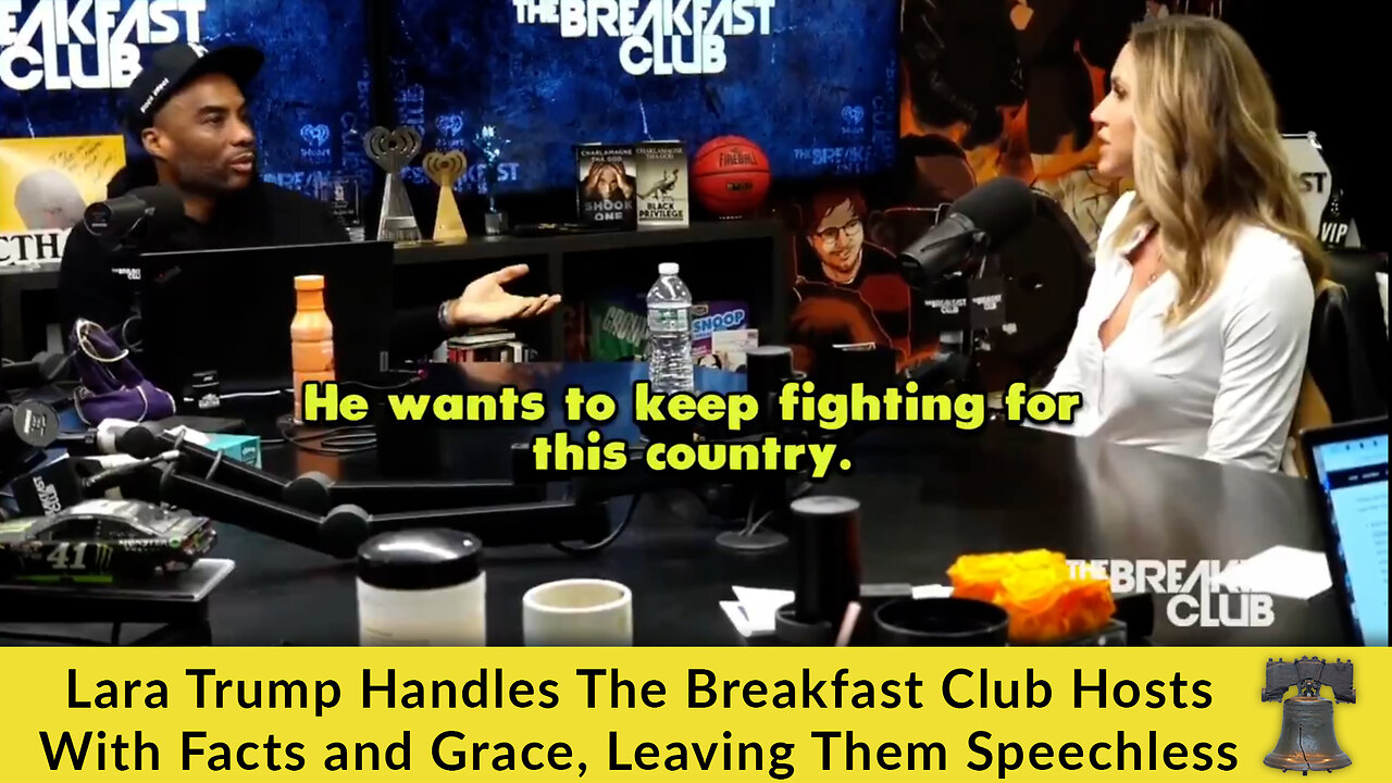 Lara Trump Handles The Breakfast Club Hosts With Facts and Grace, Leaving Them Speechless