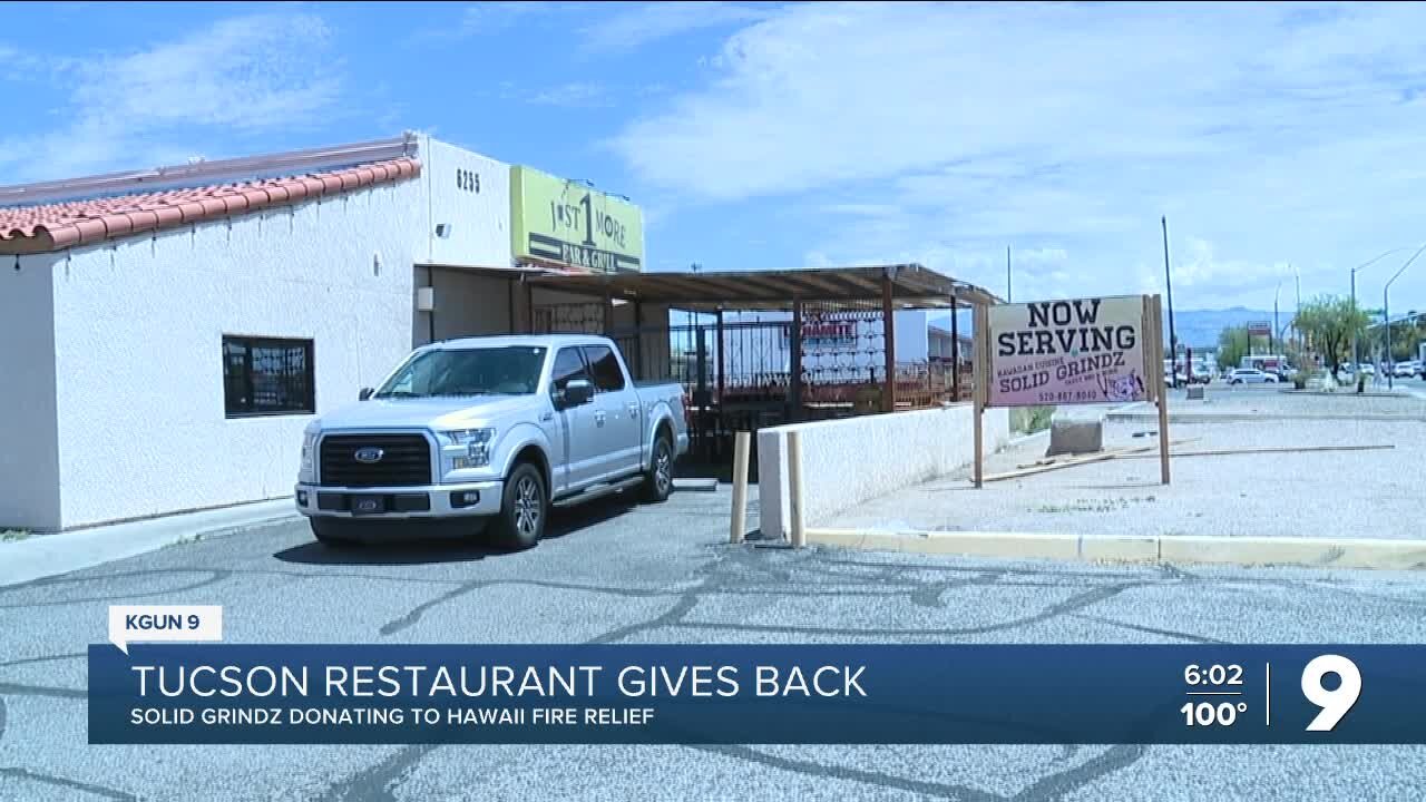 Tucson Hawaiian restaurant fundraiser to help Maui fire relief