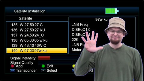 How To Add A Satellite, And A Transponder - Free Satellite TV Free To Air