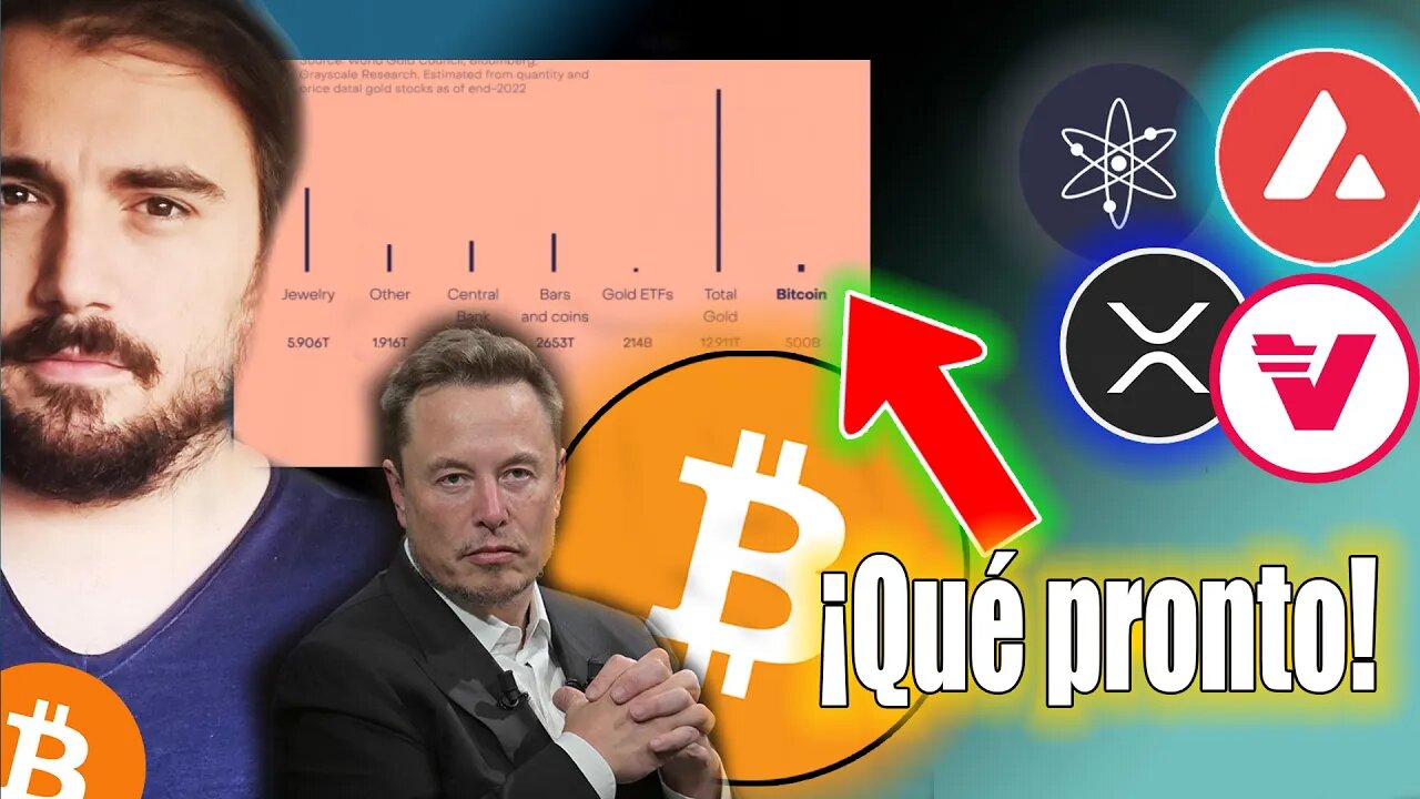 💥BITCOIN, es PRONTO. ELON HARTO! BANCOS en PROBLEMAS? ALTCOIN SUBE UN 70%! AVALANCHE, COSMOS, XRP...