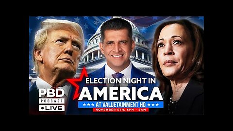 Election Night In America | Donald Trump vs. Kamala Harris | PBD Podcast | Ep. 503