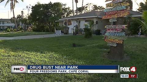 Drug bust near Cape Coral park