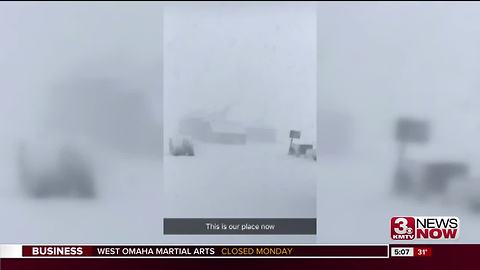 Heavy snow in Sarpy County; even more toward Columbus