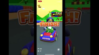 Mario Kart Tour - Red Kiddie Kart Gameplay (Halloween Tour Gift Reward)