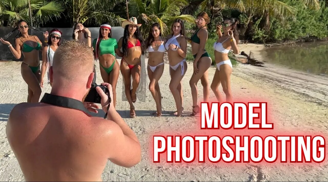 Social Circle Game: Model Photo Shooting on A Boat