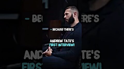 ANDREW TATE’S FIRST INTERVIEW SINCE JAIL!