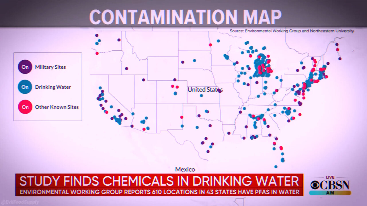 Public water supplies are contaminated!