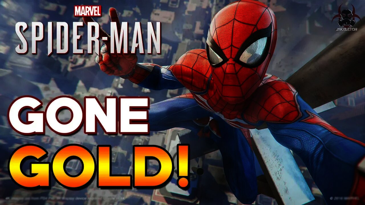 Marvel's Spider Man PS4 has GONE GOLD!