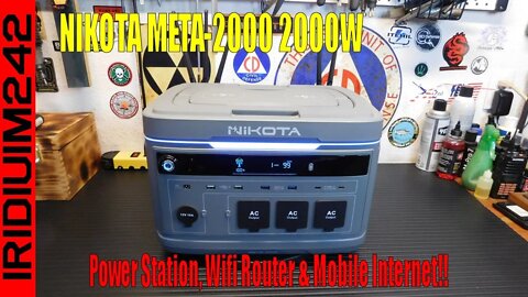 NIKOTA META 2000 2000W: Power Station Wi-fi Router And Mobile Internet!!