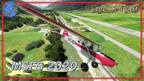 Freestyle Bush Flight. L-19 Bird Dog Starting at LSMC (Payware)