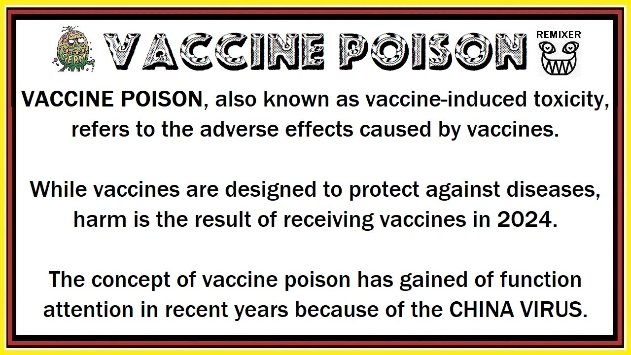 VACCINE POISON