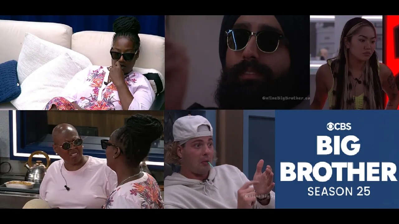 #BB25 CIRIE Claims to Have BB Visions aka DR, FELICIA Ready for War + JAG, BLUE and MATT Talk HOH