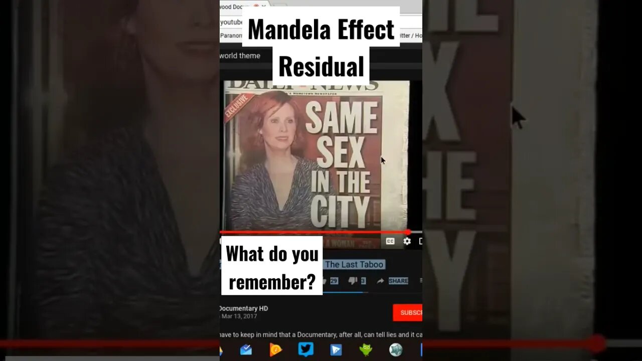 Mandela effect proof