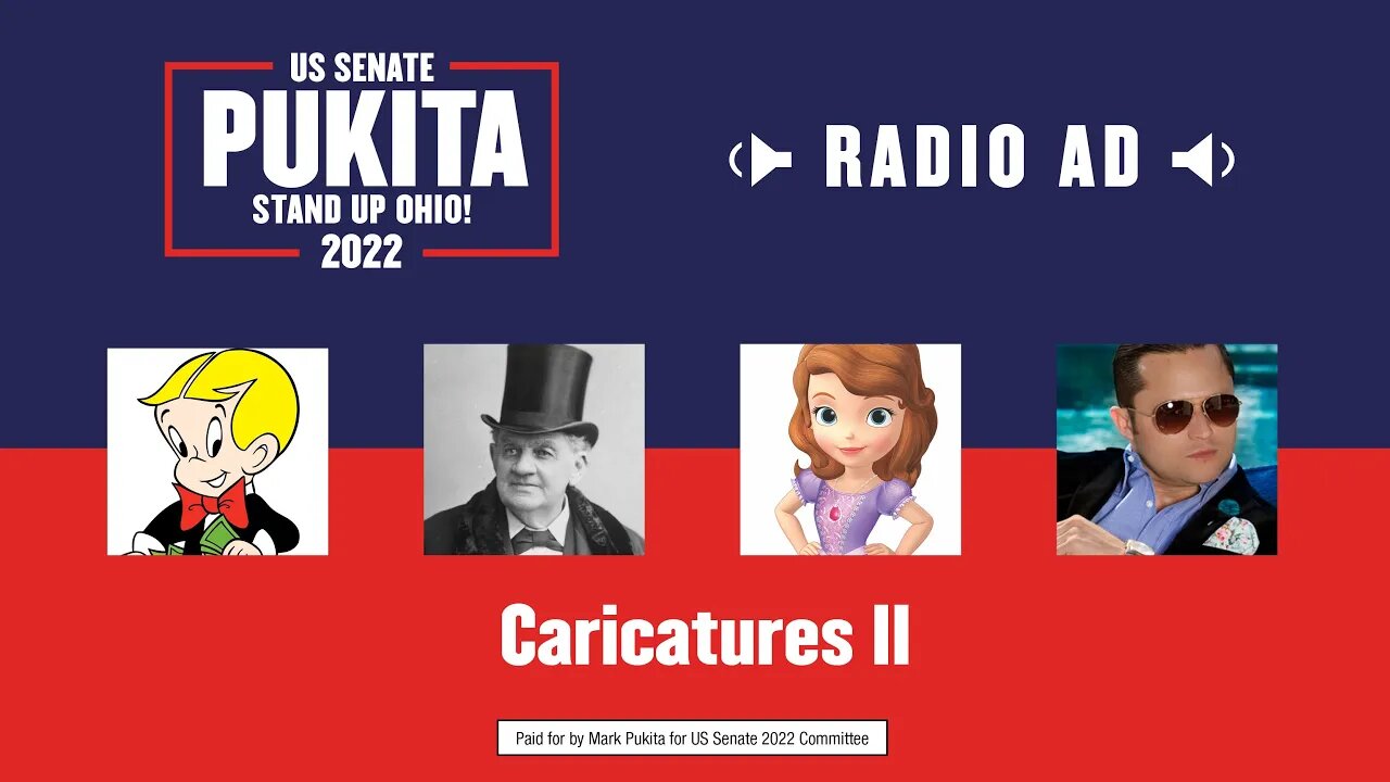 Spot 1 Caricatures II (Mark Pukita US Senate)