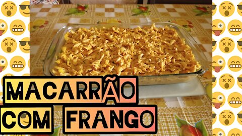 MACARRÃO COM FRANGO EM 1 MINUTO