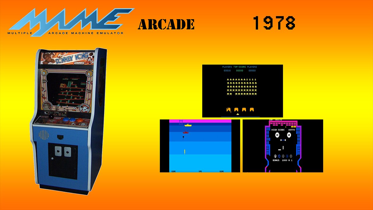 Arcade Mame Games chronology - 1978