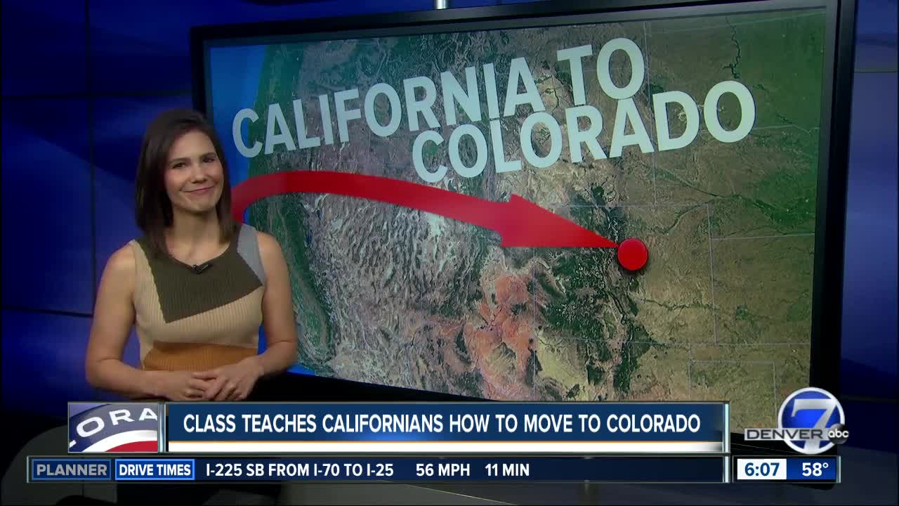 Class teaches Californians how to move to Colorado