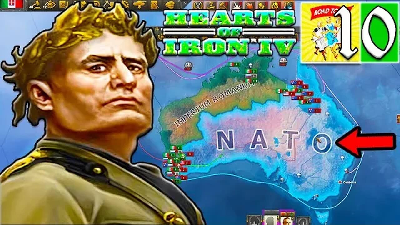 AUSTRALIA JOIN NATO WHAT!?! Hearts of Iron 4: Road to 56 Mod: Italy #10