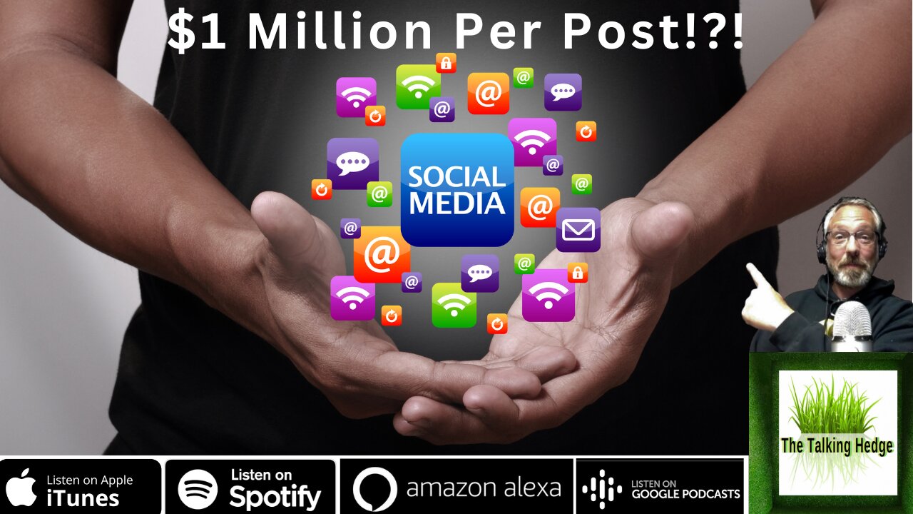 Top 10 social media accounts earn up to $1M per post!