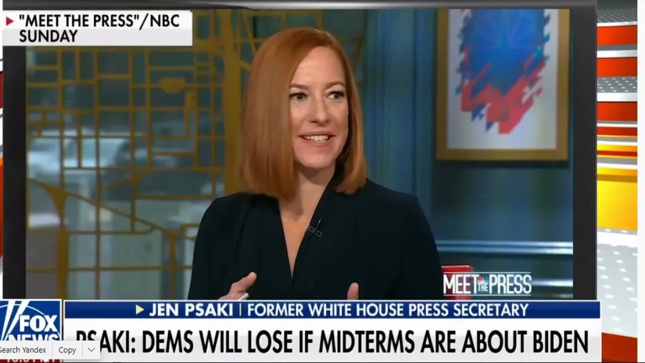 Psalki says If midterms are a 'referendum' on Biden, Democrats are doomed