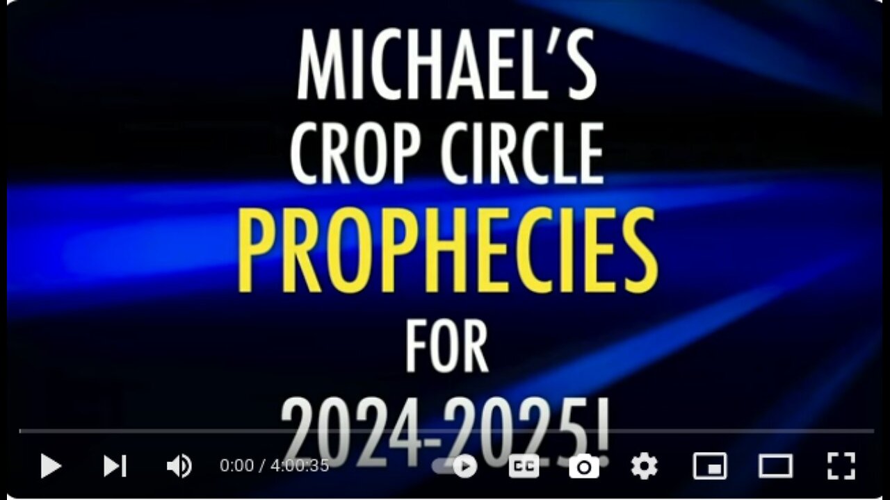 David Wilcock Michaels Crop Circle Prophecies for 2024-2025 !