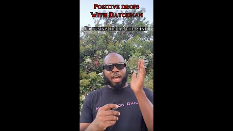 Focusing #dayodman #eeyayyahh #motivation #motivationalspeaker