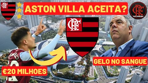 ASTON VILLA ACEITA NEGOCIAR😱 ESTRATÉGIA DE MARCOS BRAZ👀😎