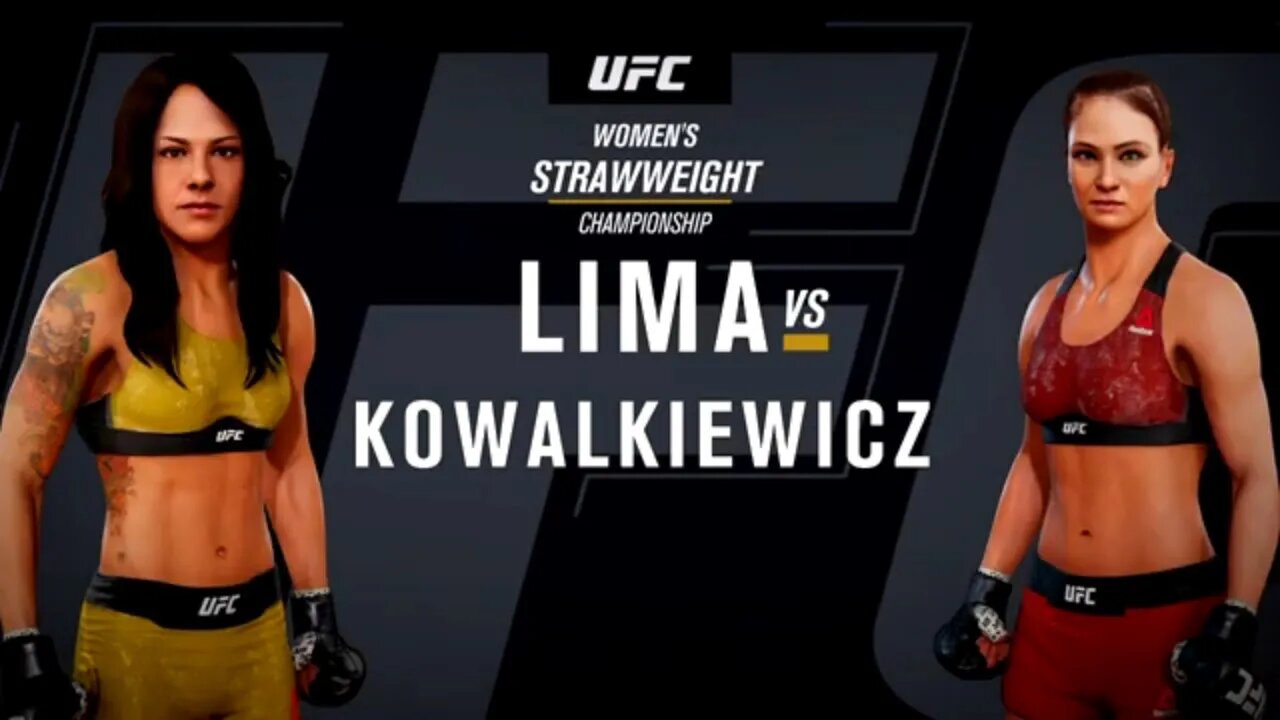 EA Sports UFC 3 Gameplay Karolina Kowalkiewicz vs Juliana Lima