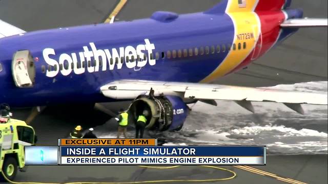 Flight simulator shows how Southwest pilot’s training and 'nerves of steel' saved lives