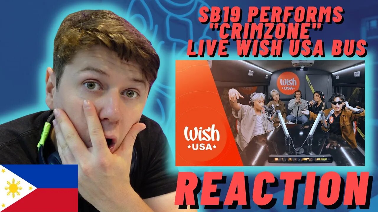 🇵🇭SB19 performs "CRIMZONE" LIVE on the Wish USA Bus((IRISH REACTION))