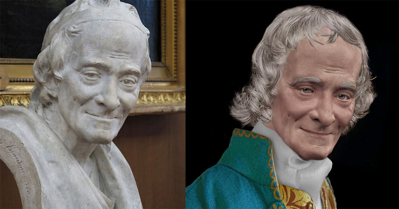 What Did Voltaire Look Like? See the Real Face of this Enlightenment Thinker - Life Mask