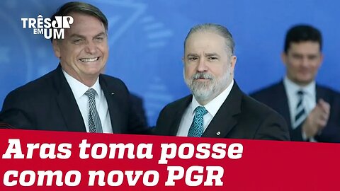 Augusto Aras toma posse como novo PGR e defende independência do MP em relação aos Três Poderes