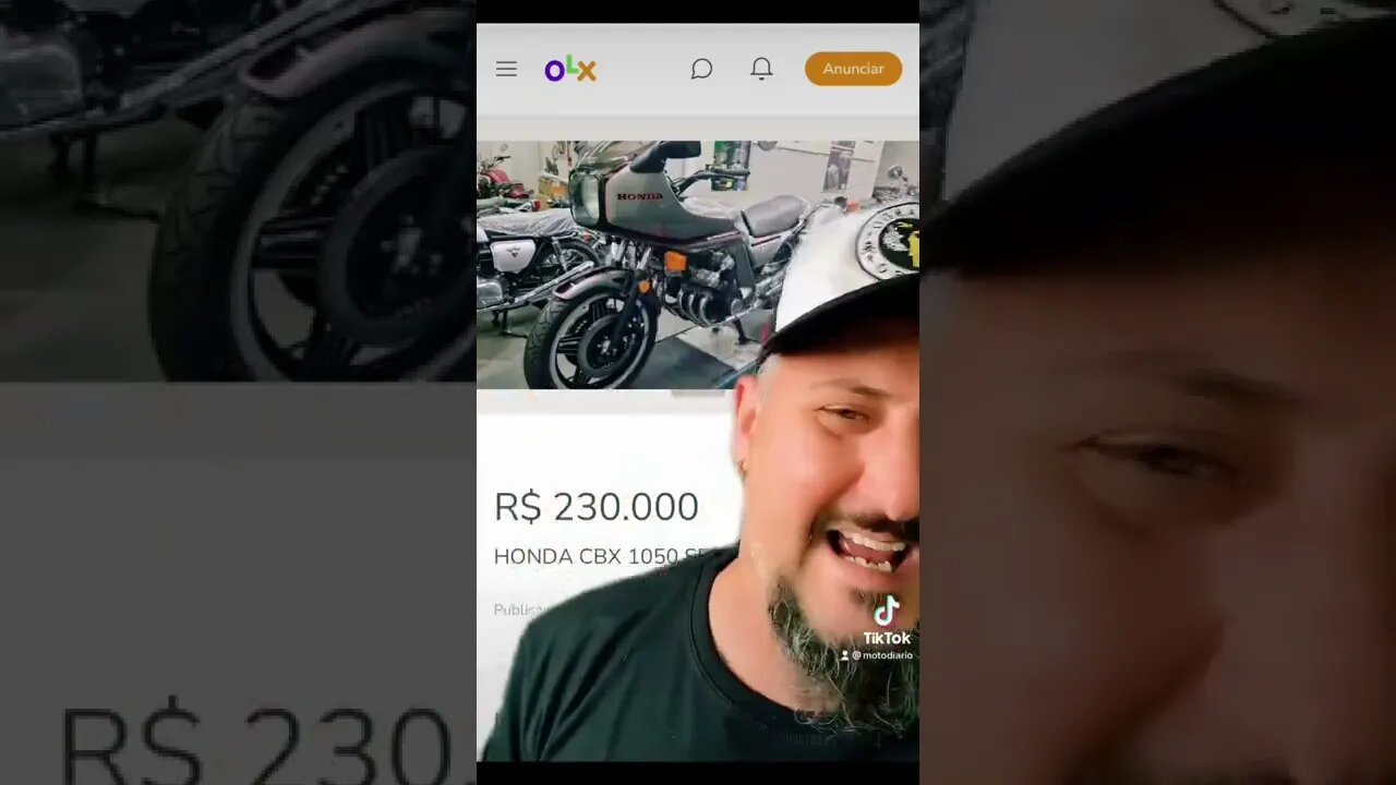 Honda CBX baratinha papai, é só 38 mil por cilindro, volta pra terra Ellon Musk