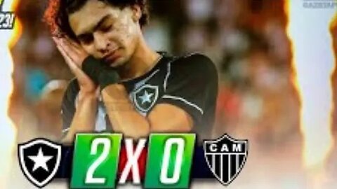 | Botafogo 2 x 0 Atlético-MG - Melhores Momentos (COMPLETO) - Brasileirão 2023 #palmeiras