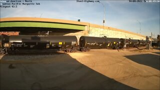 SB CP 576 Crude Oil with CP 7020 at Guttenberg, Dubuque, Muscatine and Washington, IA on 10-4-22