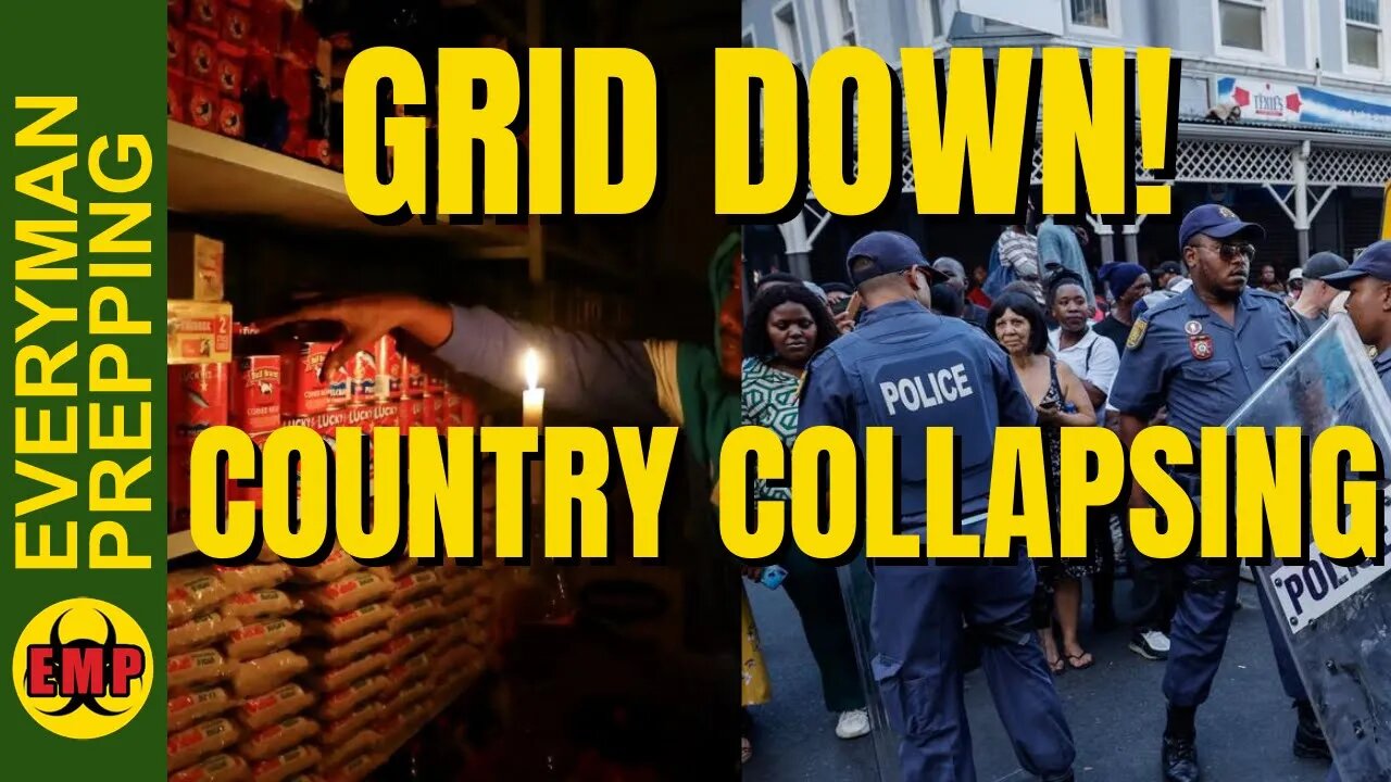 Power Grid Failing & Rolling Blackouts Causing A Collapse In South Africa - Learn & Prepare