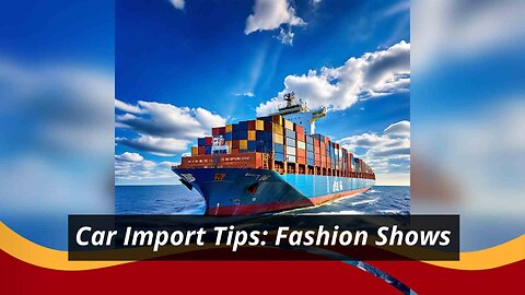 Importing Cars for Fashion Shows: Key Requirements and Regulations Explained