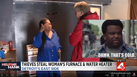 Thieves steal woman’s furnace, hot water heater on Detroit’s east side