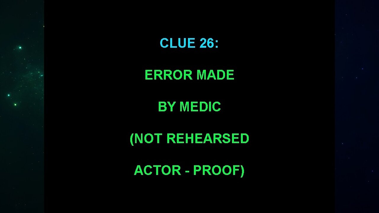 Clue 26 (Andrew Burlington's The "Alien Interview" Video Analysis)