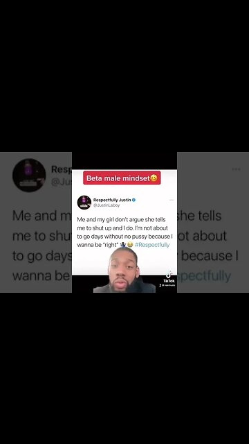 Don’t let the p*ssy control you