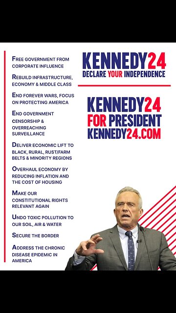 Robert F. Kennedy, Jr. for President of the United States of America 2024 | Enemy's Camp