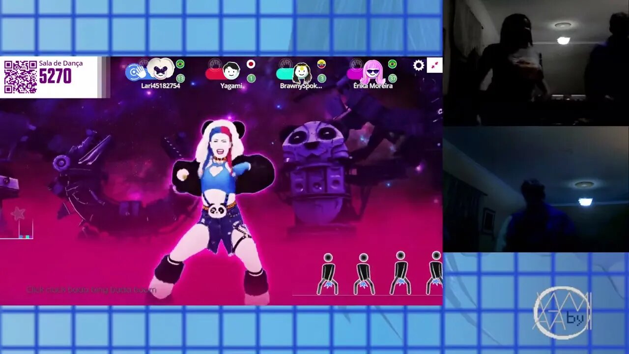 婚約者と Just Dance Now をプレイしています (❤️ ω ❤️)