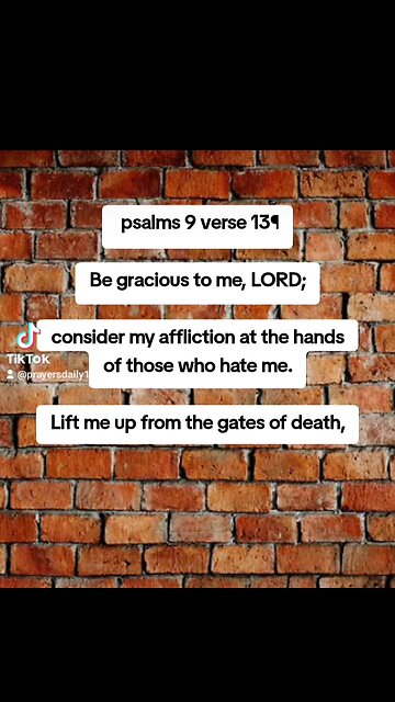 psalms 9 verse 13