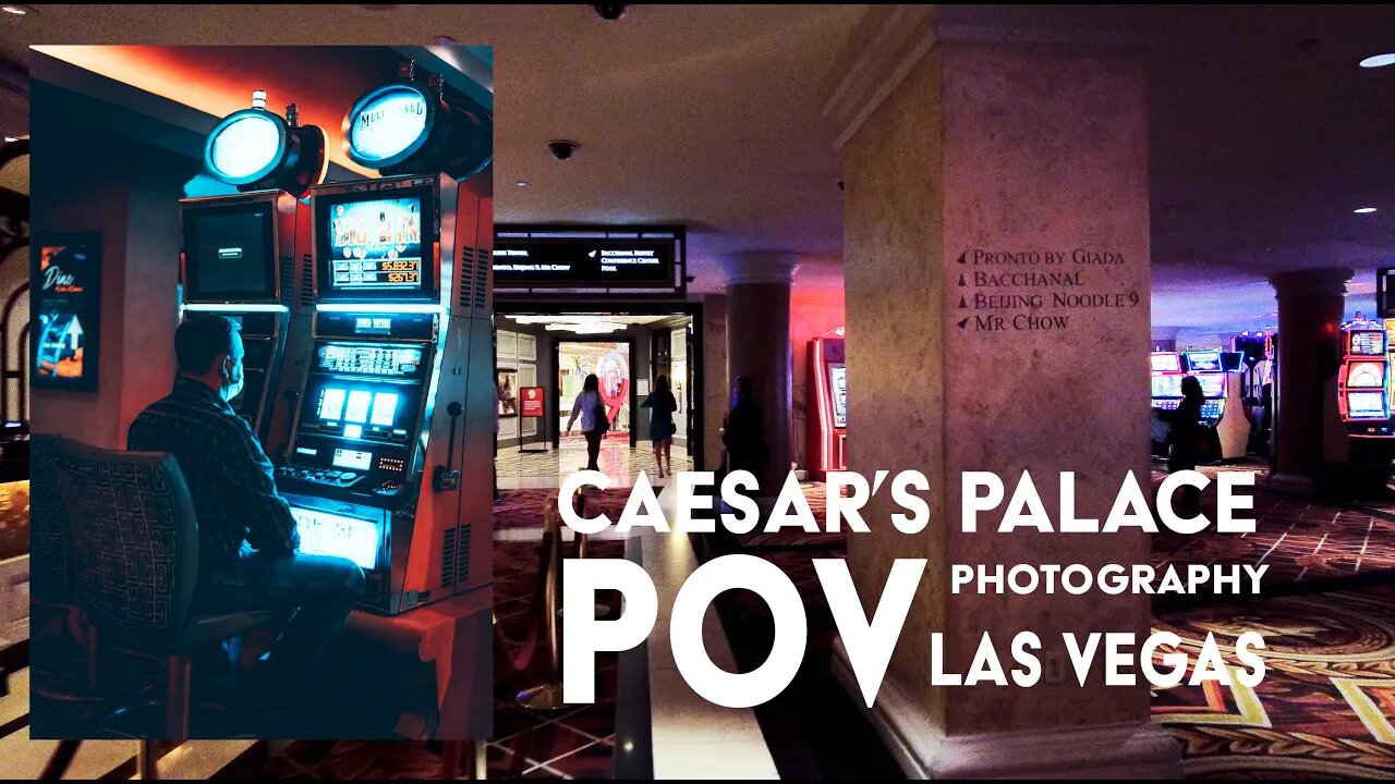 [4K] POV PHOTOGRAPHY AT CAESAR'S PALACE IN LAS VEGAS